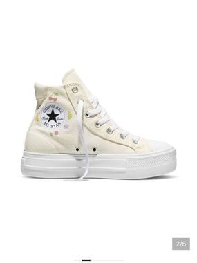 Chuck Taylor All Star Day One Platform Ivory fruity frenzy size 8